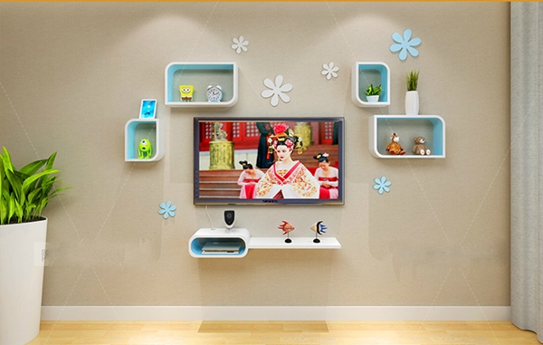 Bộ kệ gỗ decor trang trí tivi TV-20
