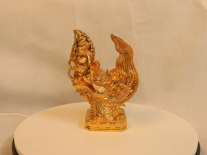 Đầu rồng bằng đồng mạ vàng 18cm - Q0162
