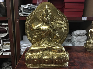 Tượng đồng Đức Phật - Q0350
