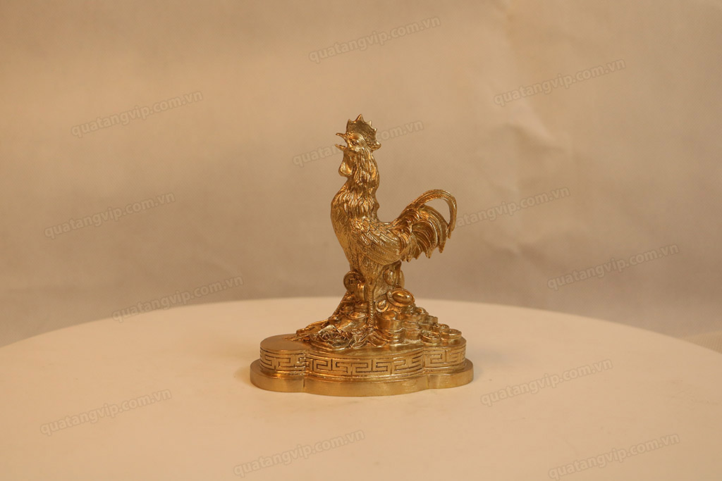 Tượng đồng con Gà cao 11cm - Q0126