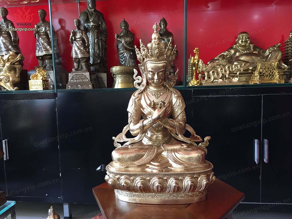 Tượng đồng Phật Kim Cang Tát Đỏa 35cm - Q0551