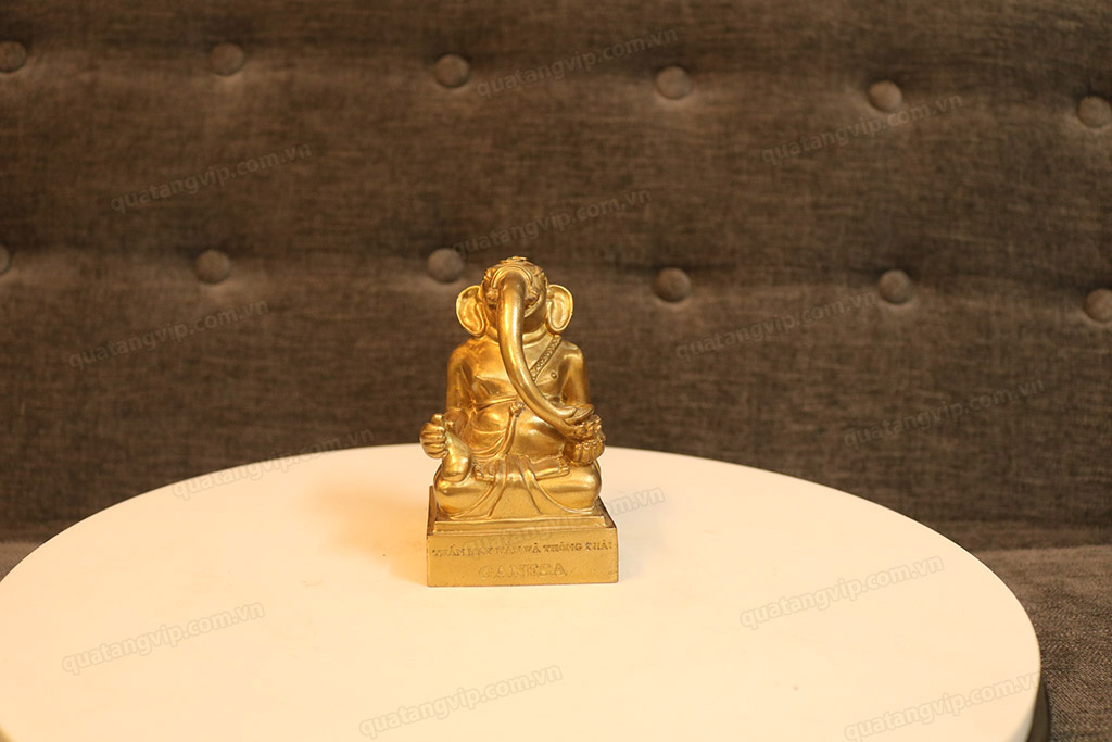 Tượng đồng Thần Voi Ganesha 10cm - Q0243
